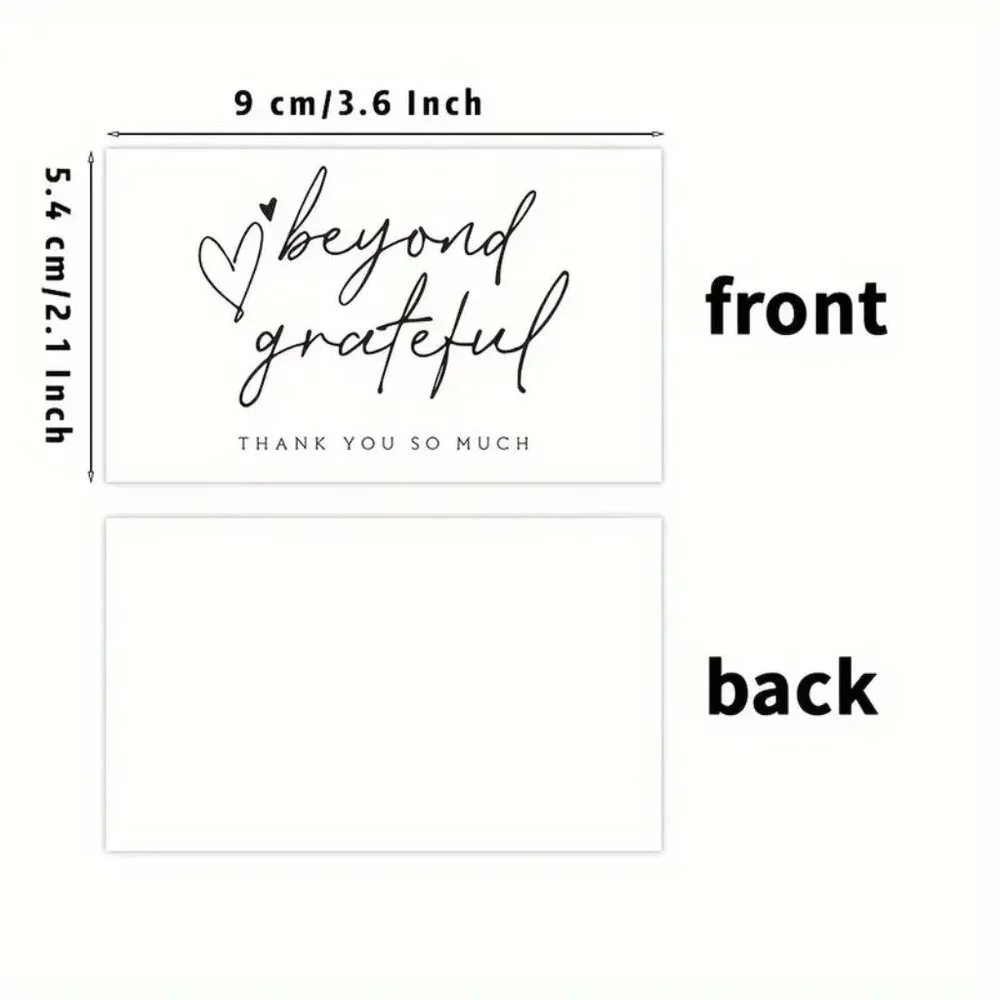 NWT Thank you Card & Sticker Set Reseller Bundle WHITE